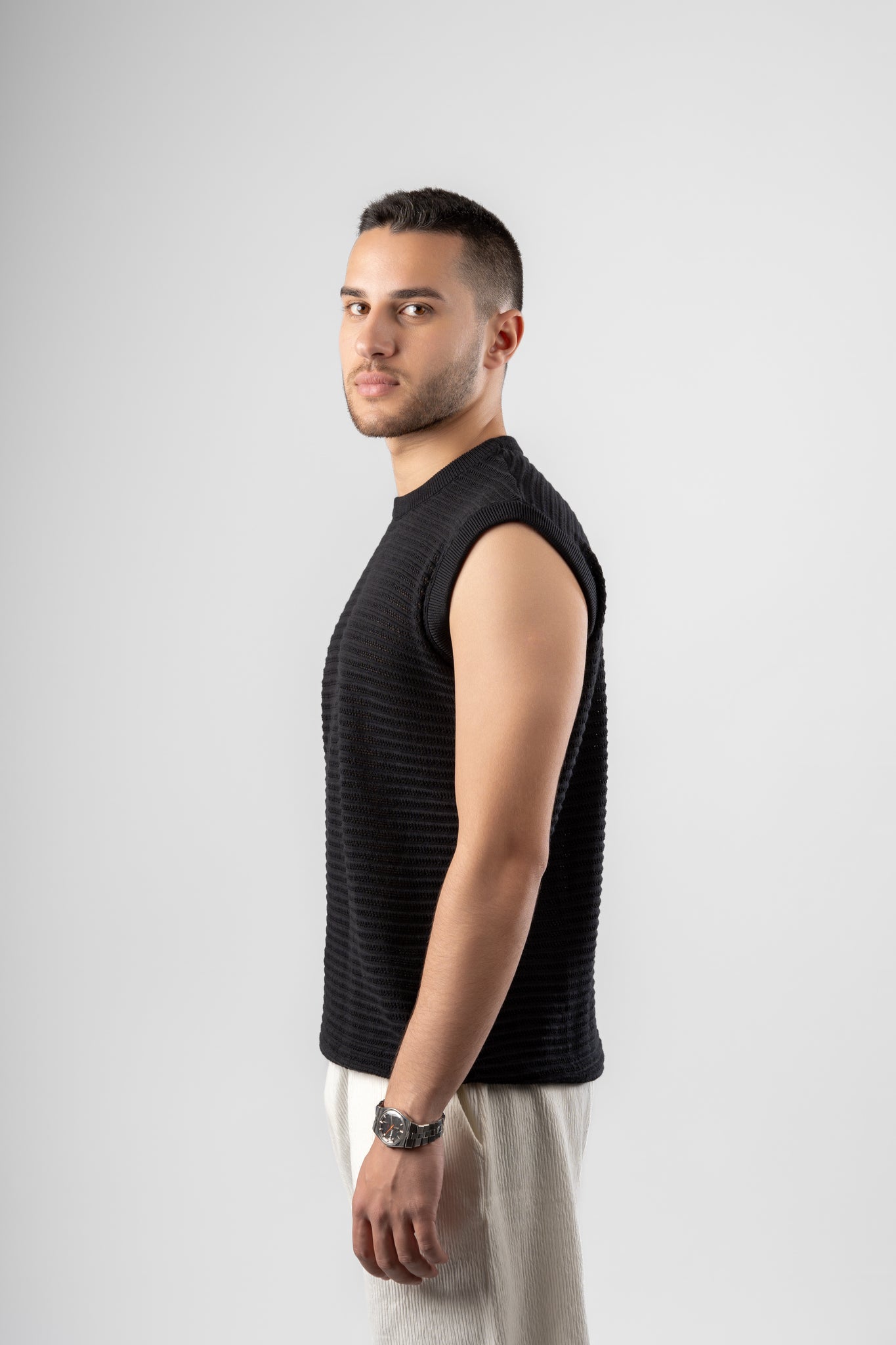 Sleeveless Knitwear Vest