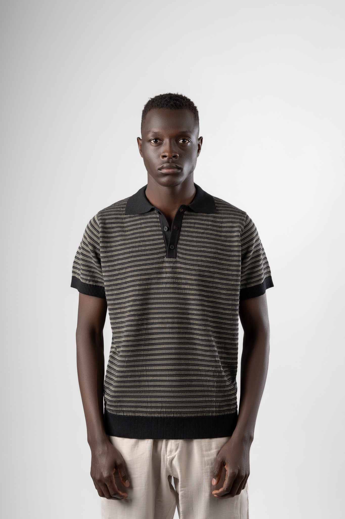 Knit Polo T-shirt