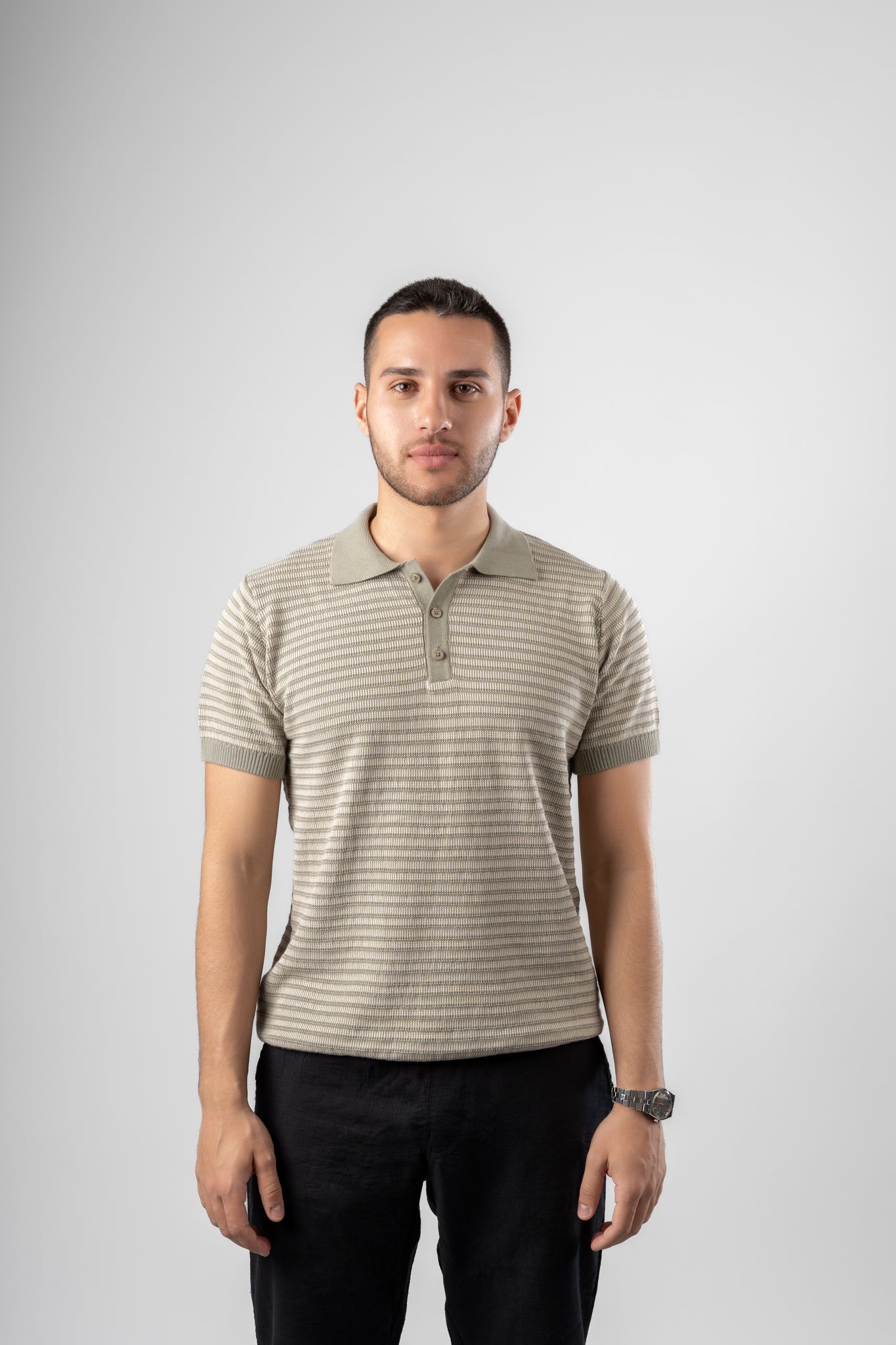 Knit Polo T-shirt