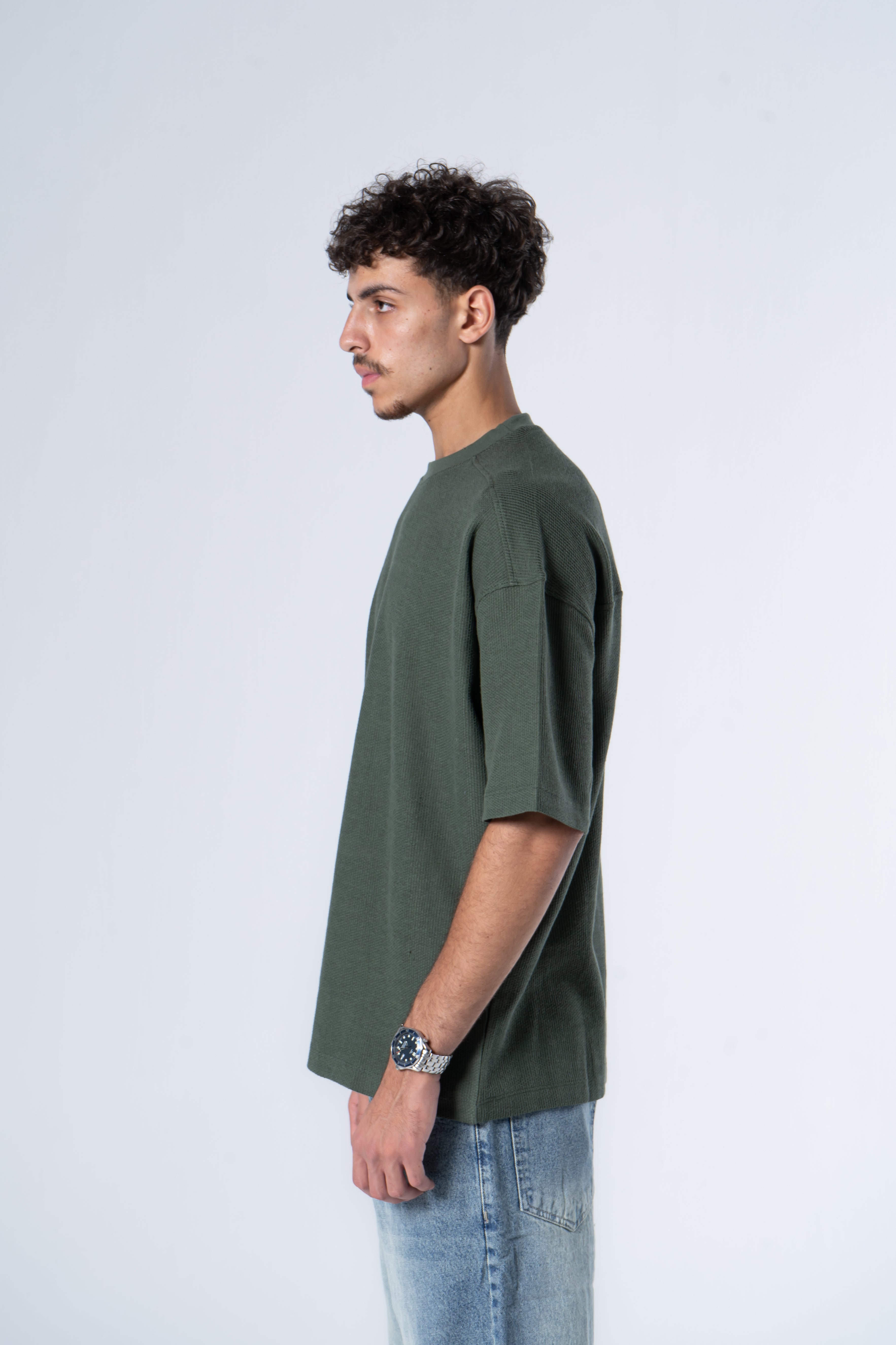 Textured Oversized T-shirt