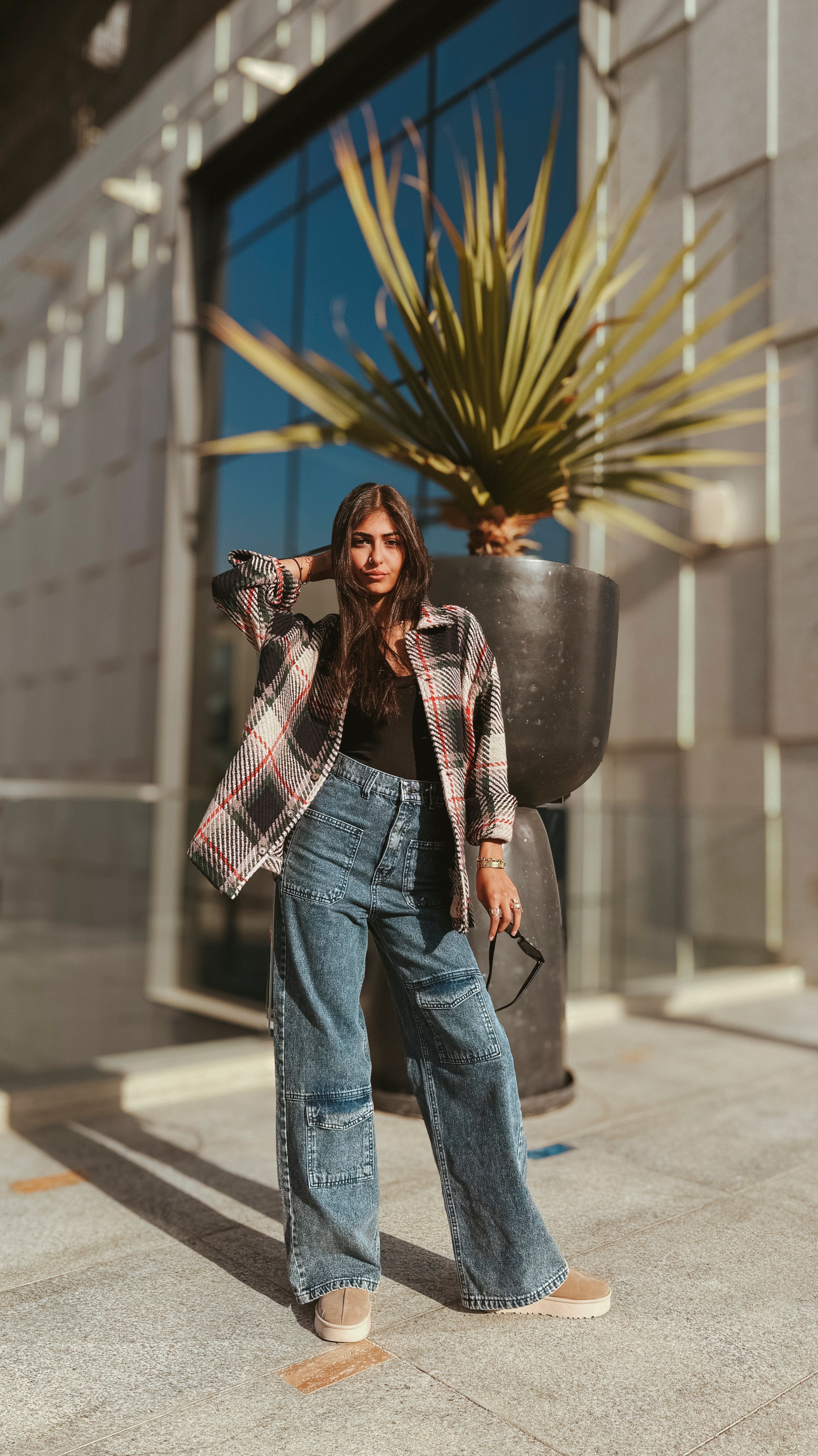 Casual Plaid Heavy Overshirt